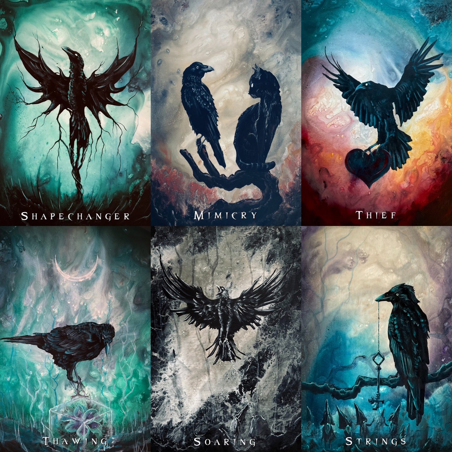 Wisdom of the Raven Oracle Deck