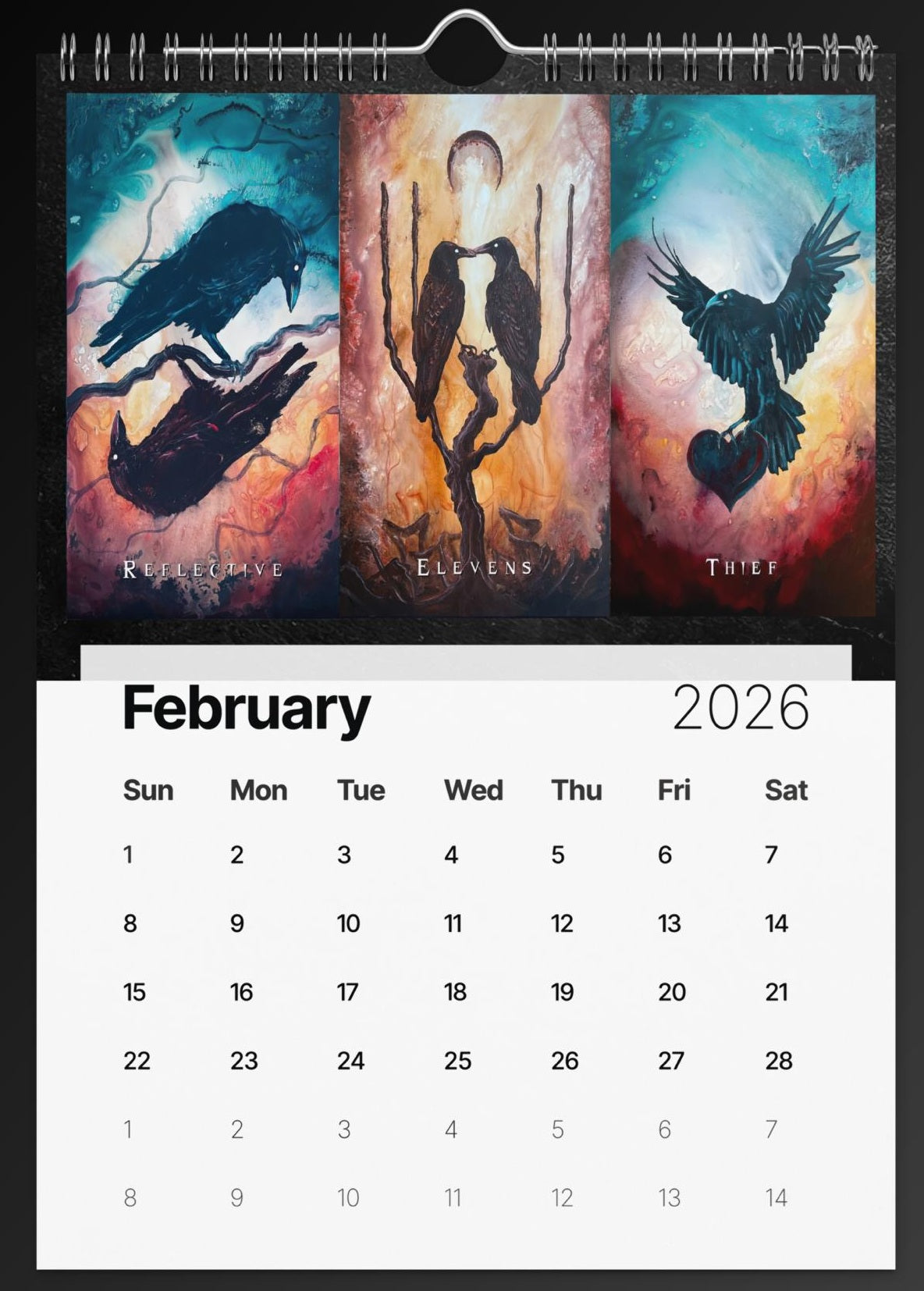 2026 Wisdom of the Raven Oracle Calendar
