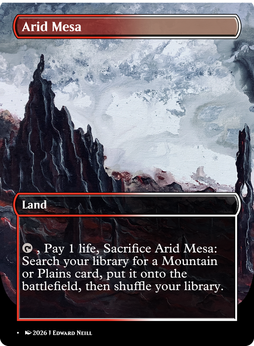 Arid Mesa - Custom Magic Proxy Land