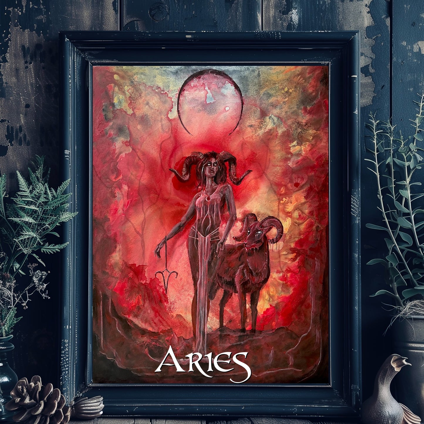 Choose Your Own 8x10 Premium Mounted Zodiac Artwork