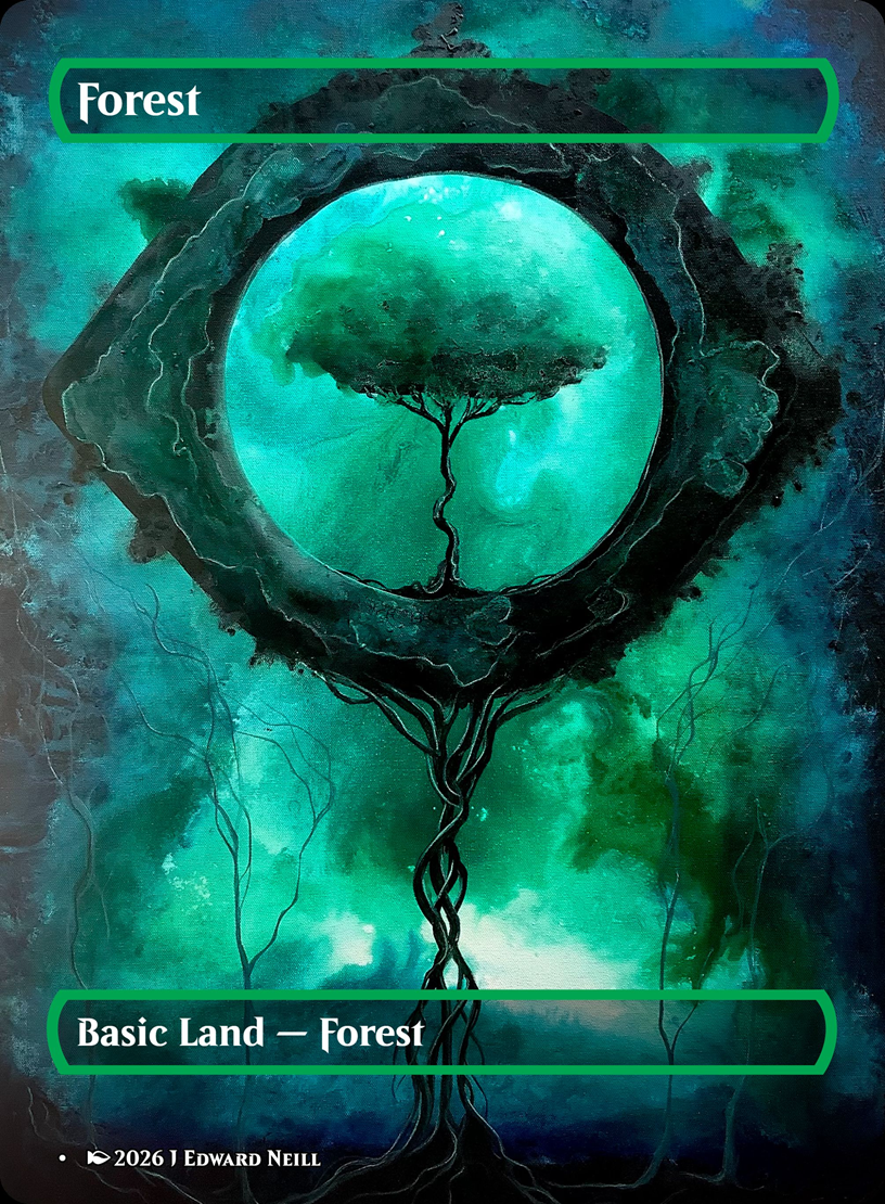 Basic Land Bundle - Set of Custom Magic Proxy Lands