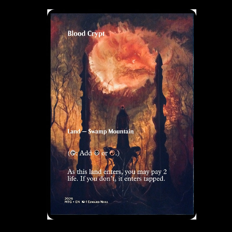 Blood Crypt - Custom Magic Proxy Land