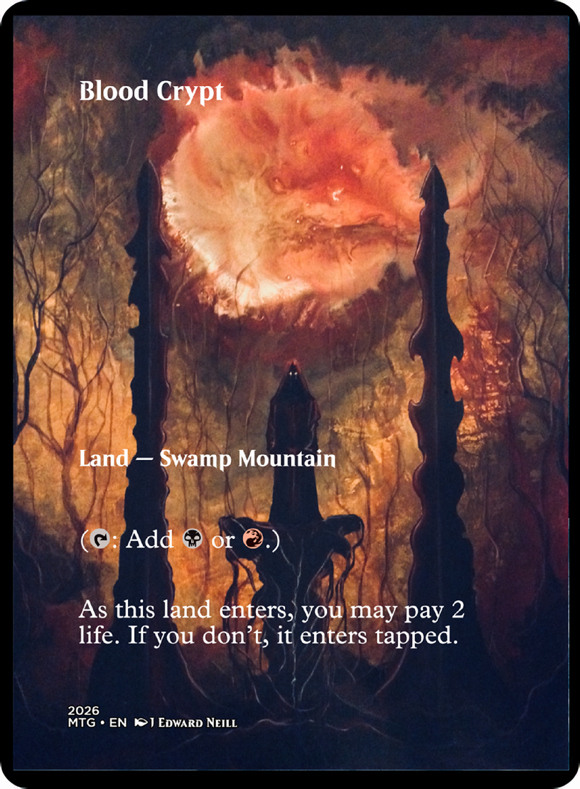 Blood Crypt - Custom Magic Proxy Land