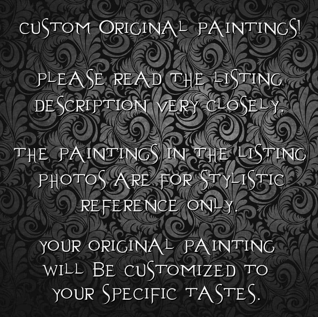 Custom Original Character Paintings