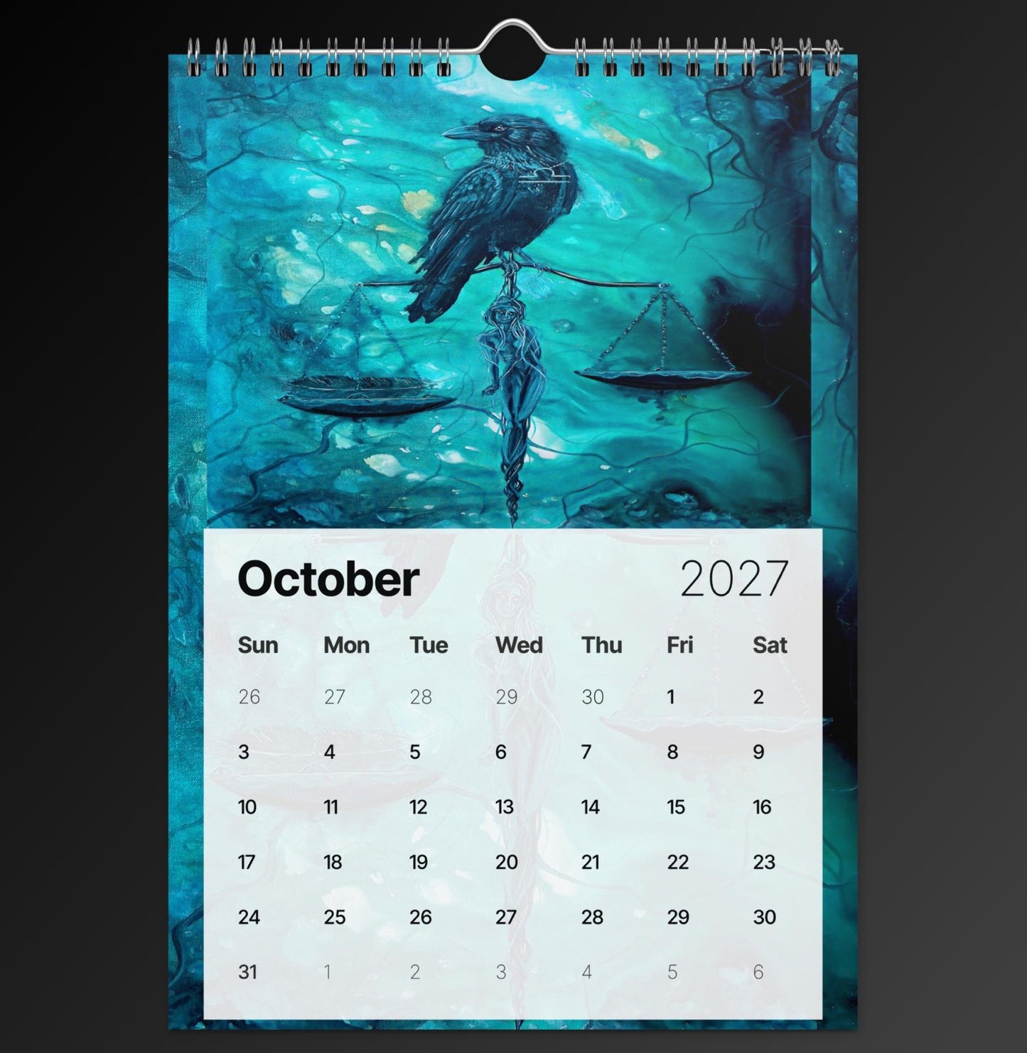 2027 Zodiac Wall Calendar