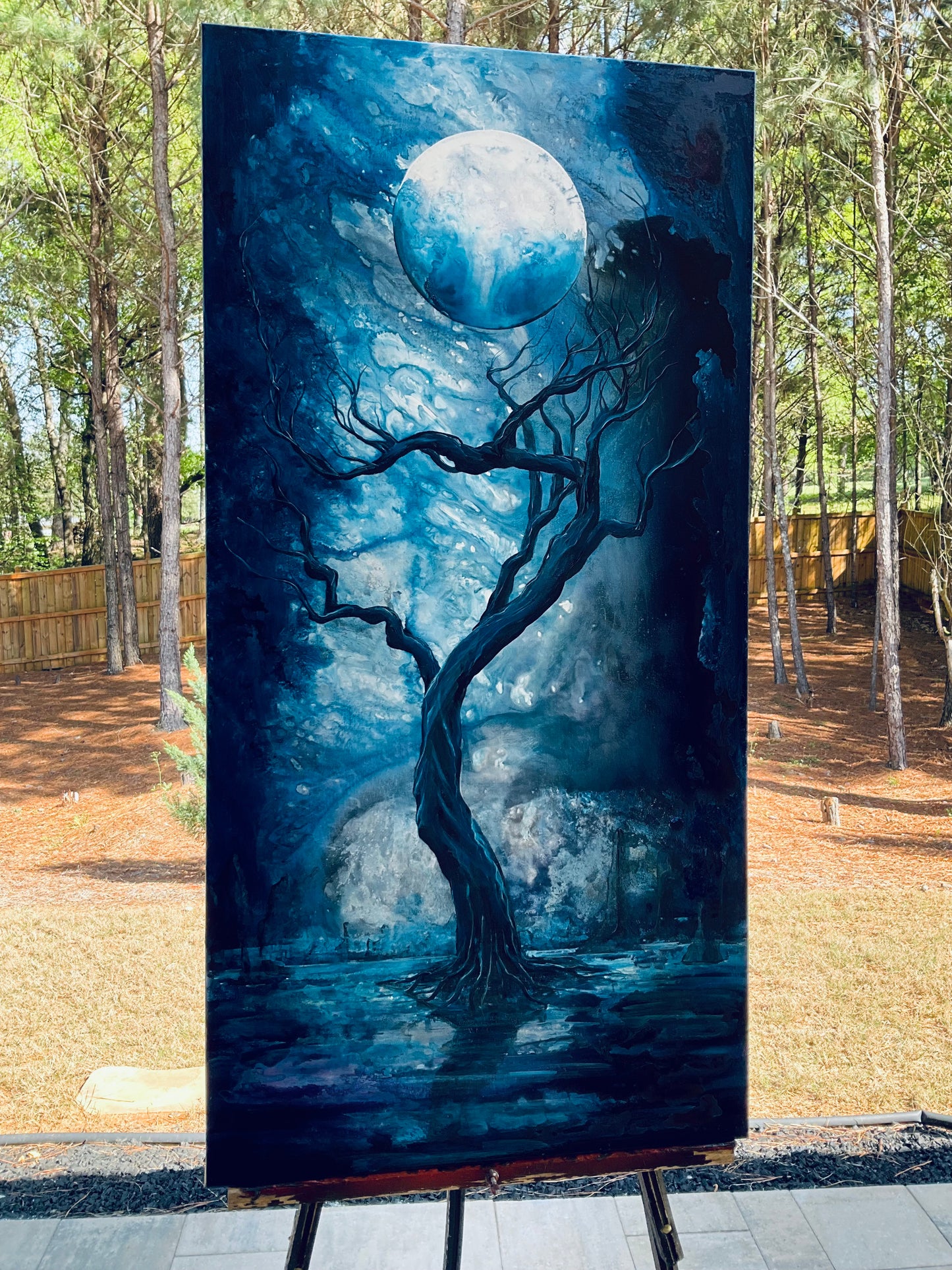 Custom Original Landscape & Soul Moon Paintings