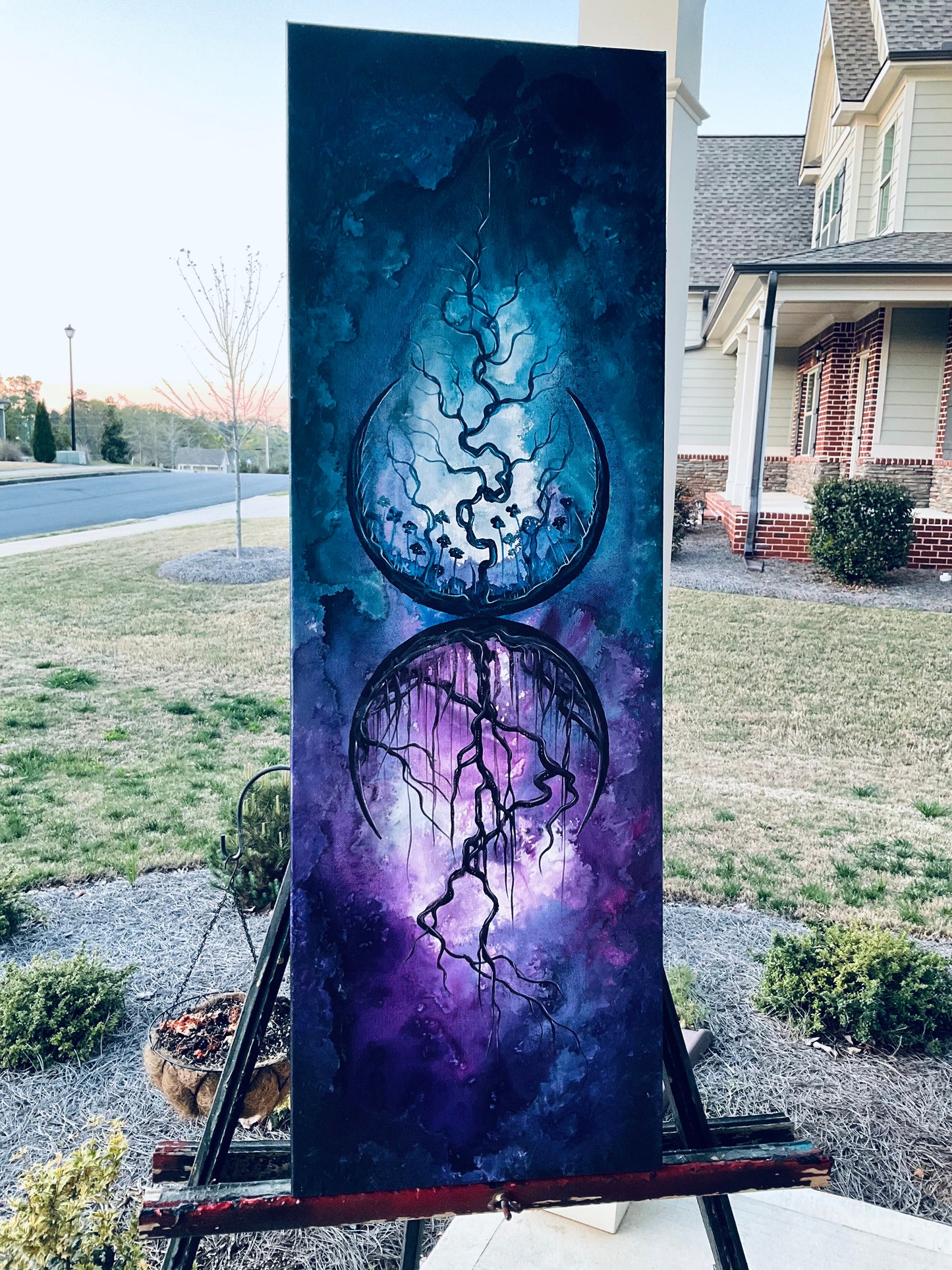 Custom Original Landscape & Soul Moon Paintings