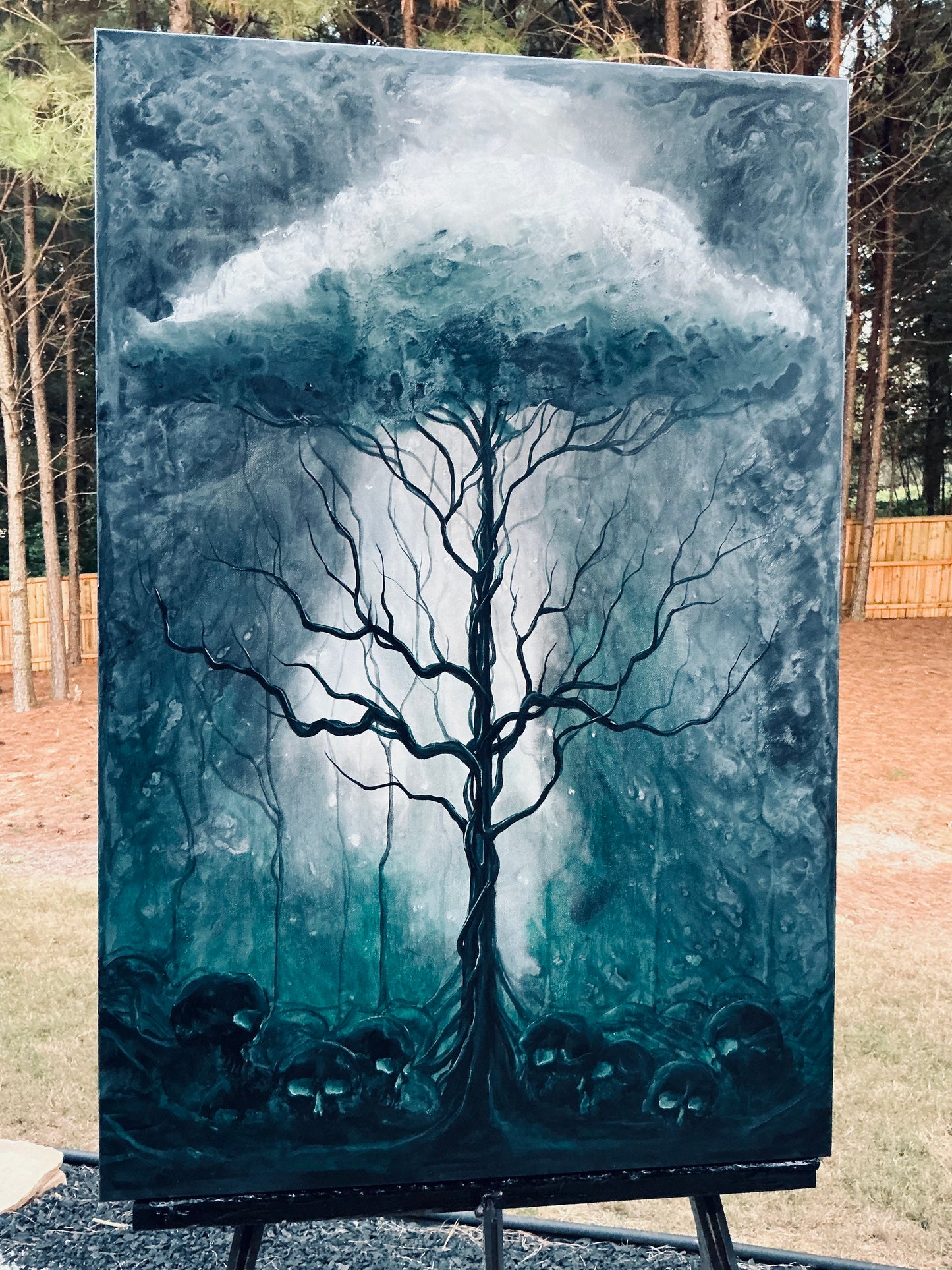 Custom Original Landscape & Soul Moon Paintings