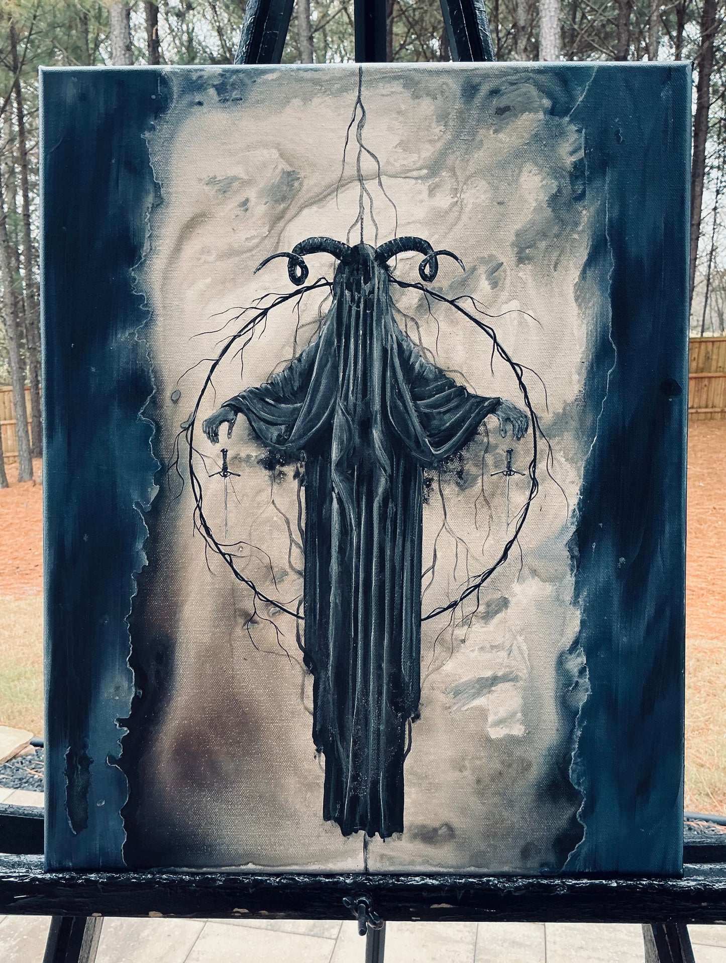 Custom 8x10 Mini Wood Panel Paintings