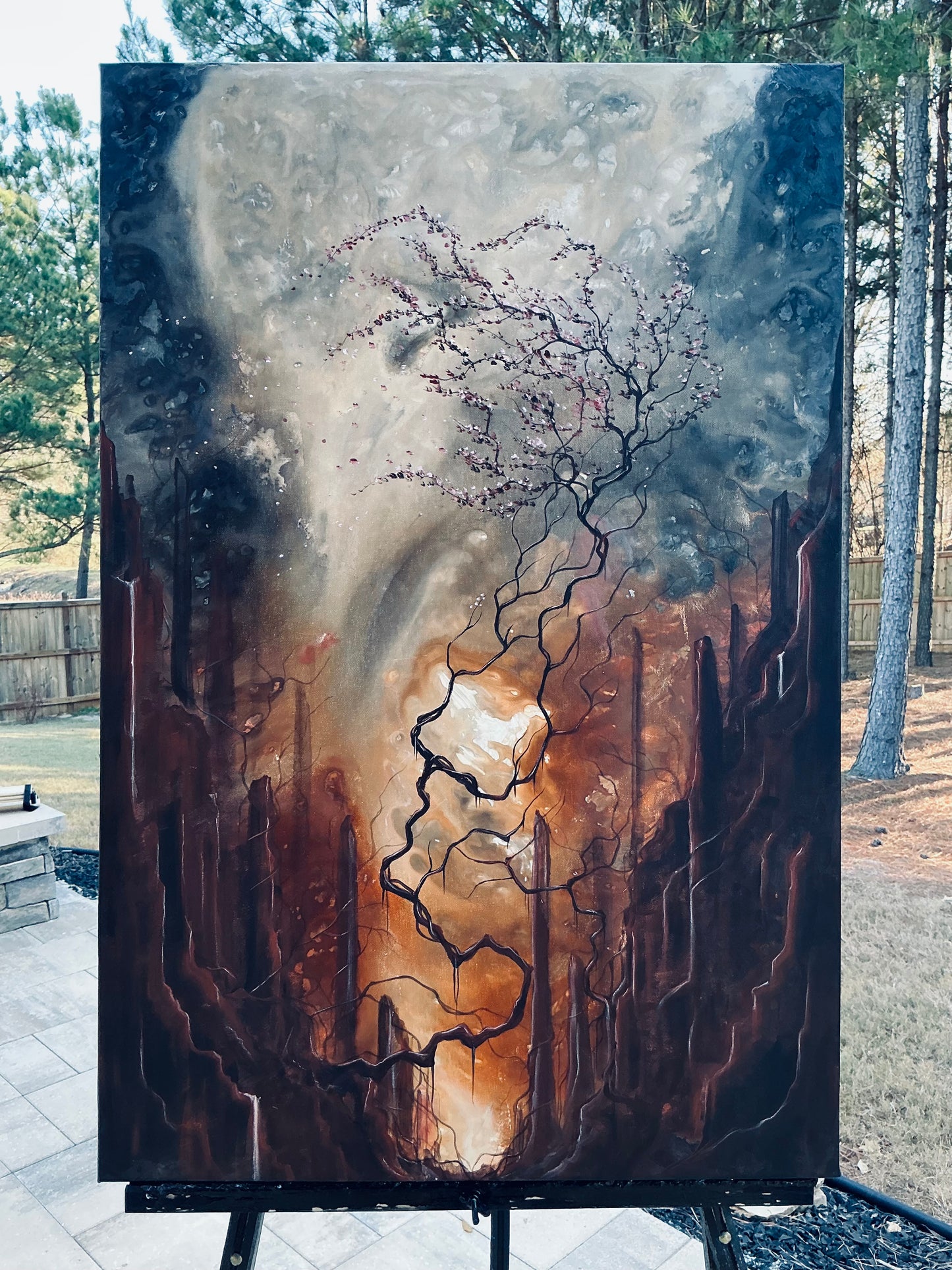 Custom Original Landscape & Soul Moon Paintings