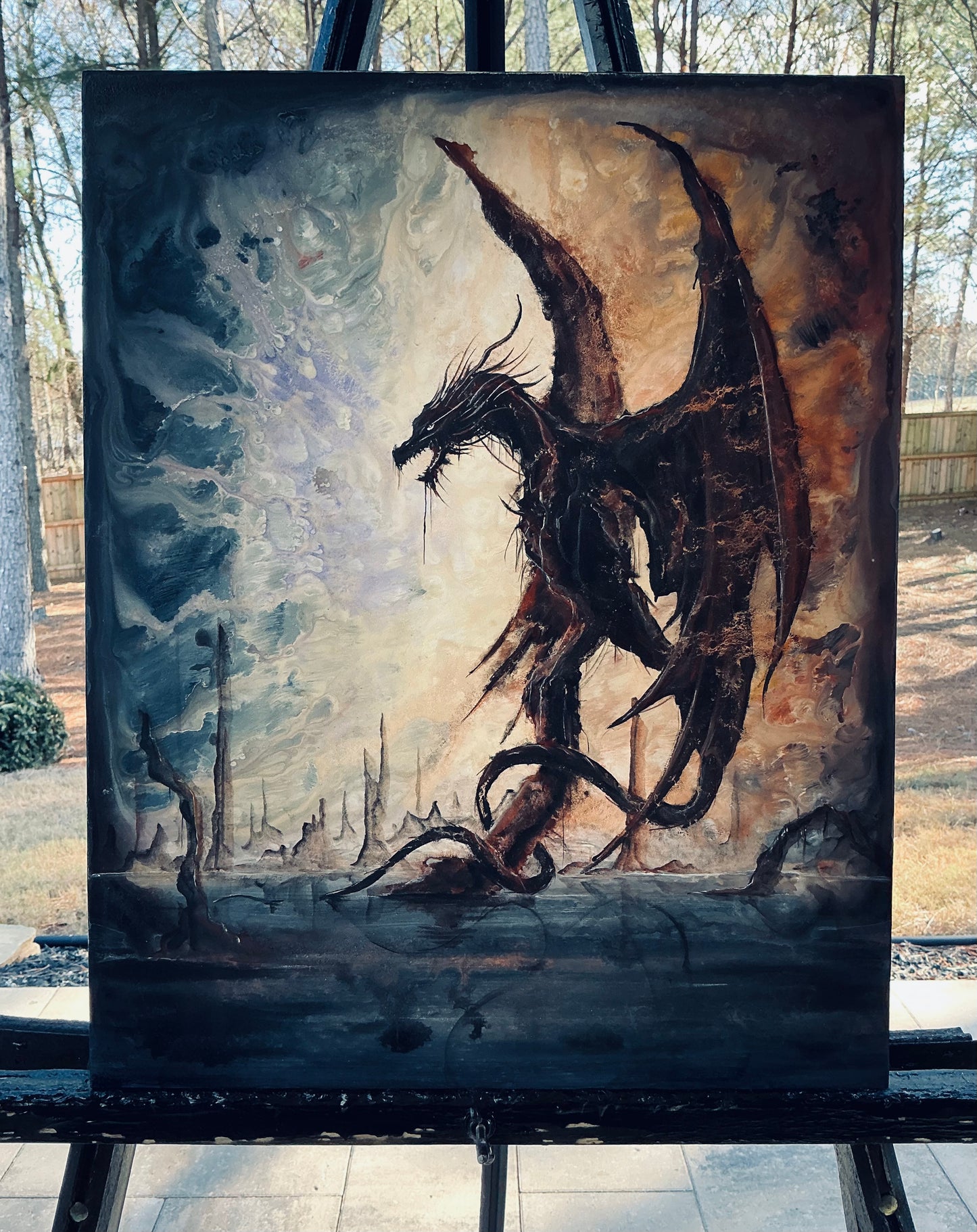 Custom 8x10 Mini Wood Panel Paintings