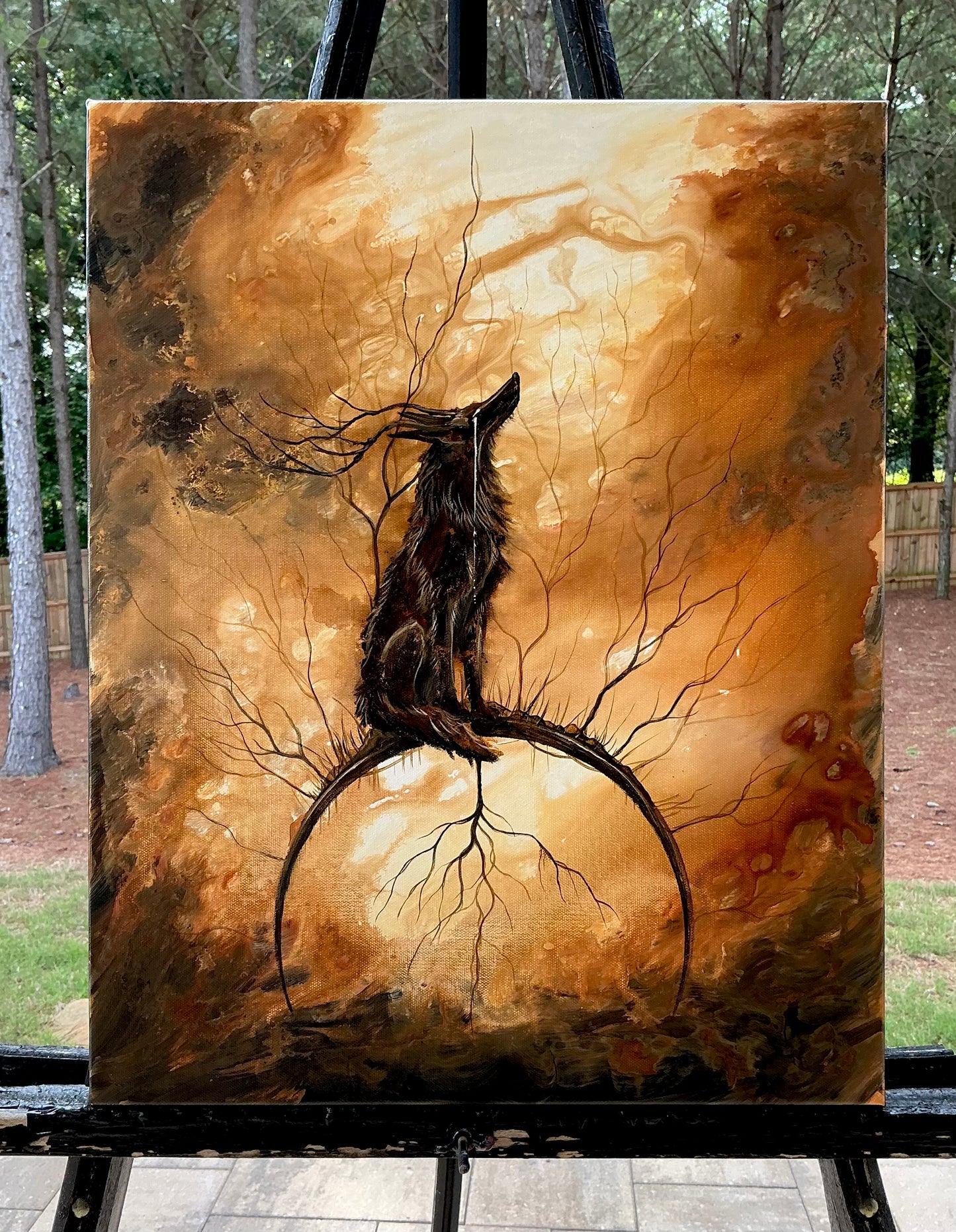 Custom 8x10 Mini Wood Panel Paintings