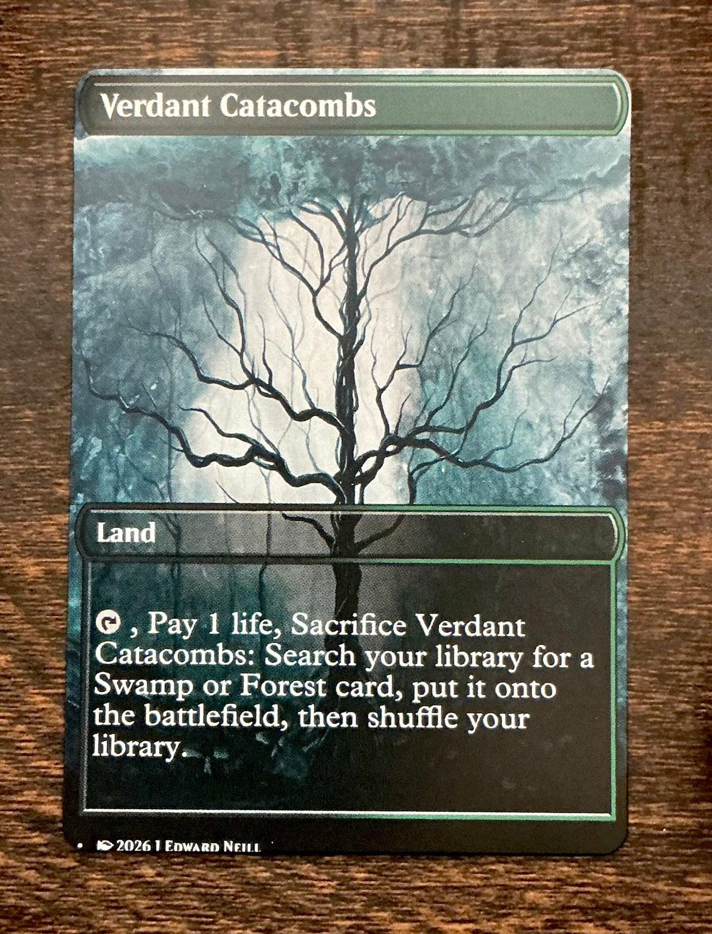 Verdant Catacombs - Custom Magic Proxy Land