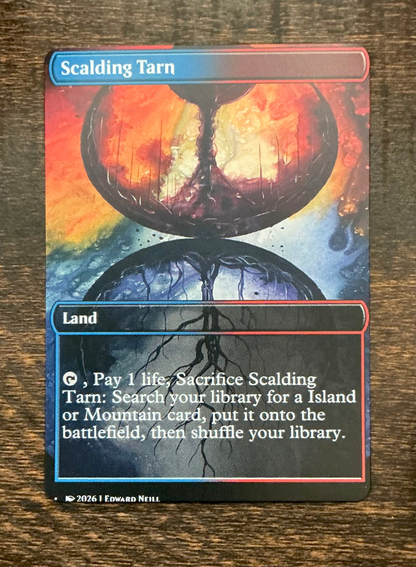 Scalding Tarn - Custom Magic Proxy Land