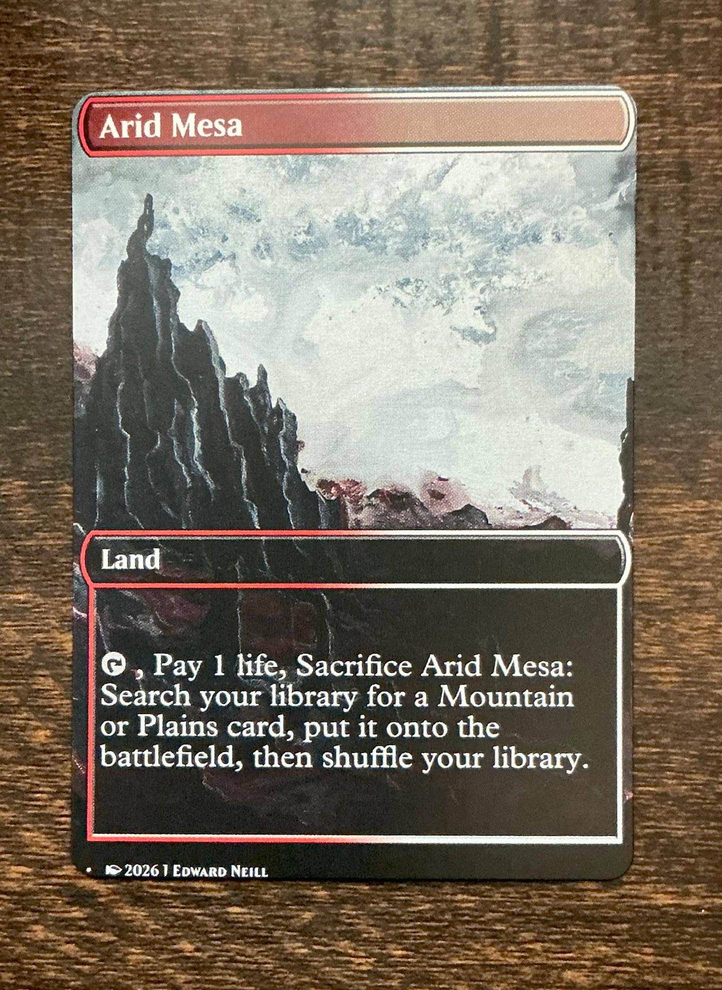Arid Mesa - Custom Magic Proxy Land