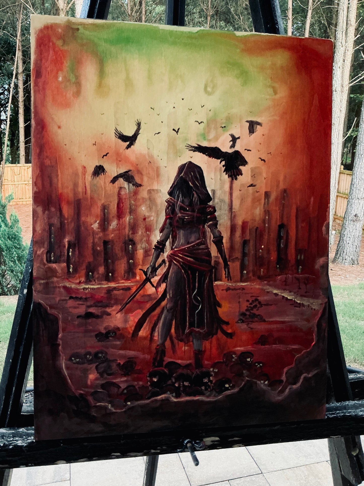 Custom 8x10 Mini Wood Panel Paintings