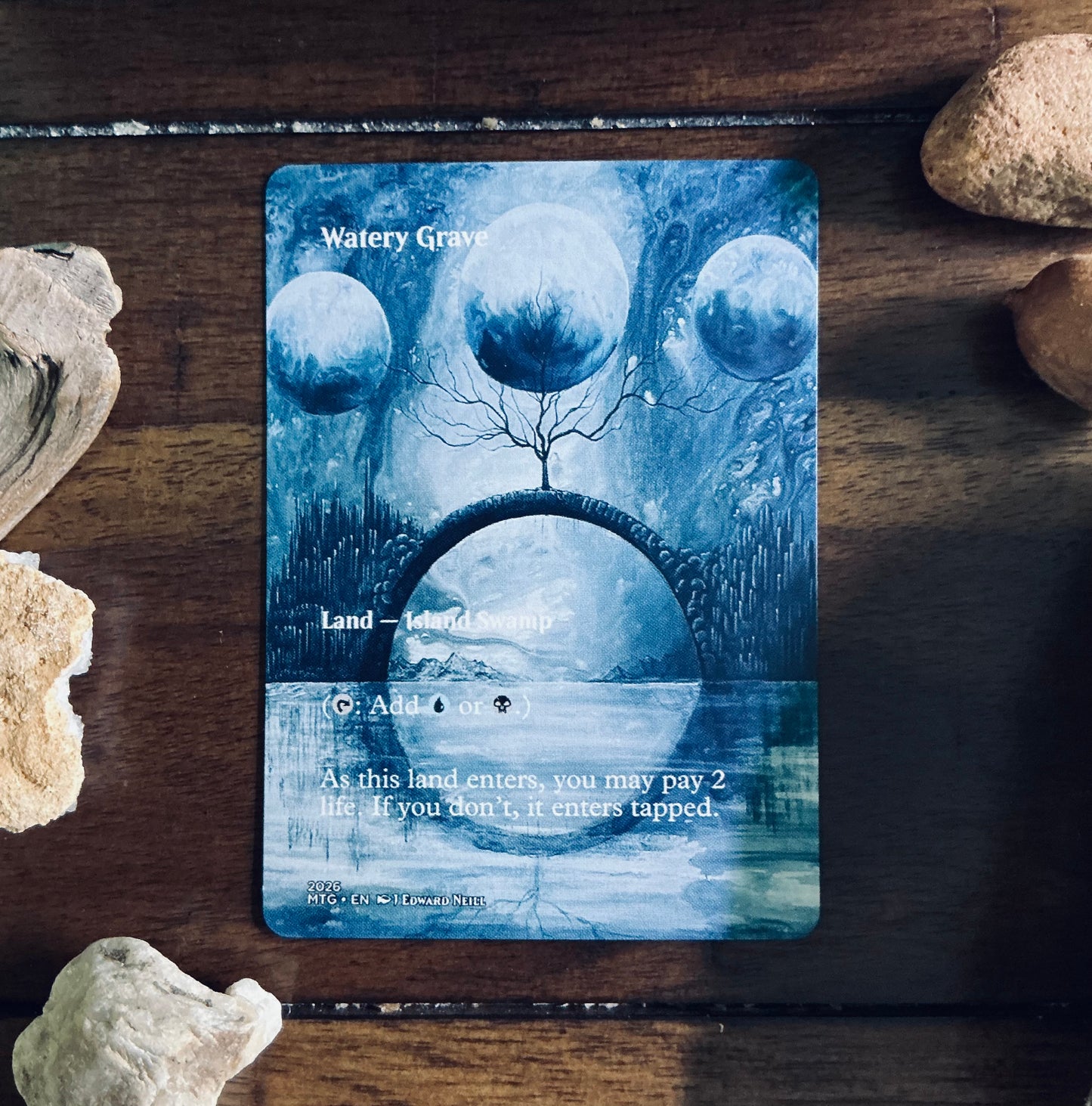 Watery Grave - Custom Magic Proxy Land