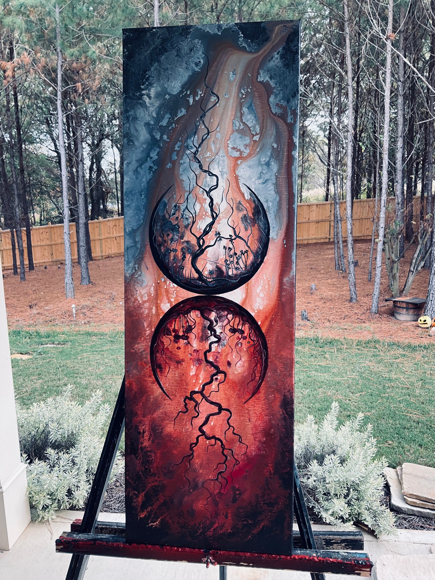 Custom Original Landscape & Soul Moon Paintings