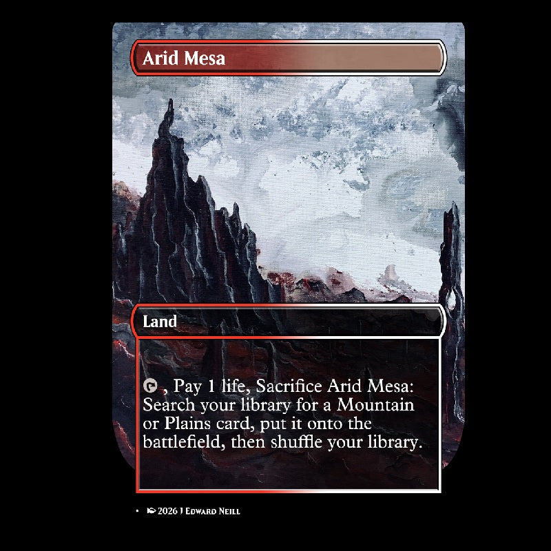 Arid Mesa - Custom Magic Proxy Land
