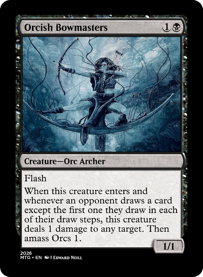 Orcish Bowmasters - Custom Magic Proxy Card