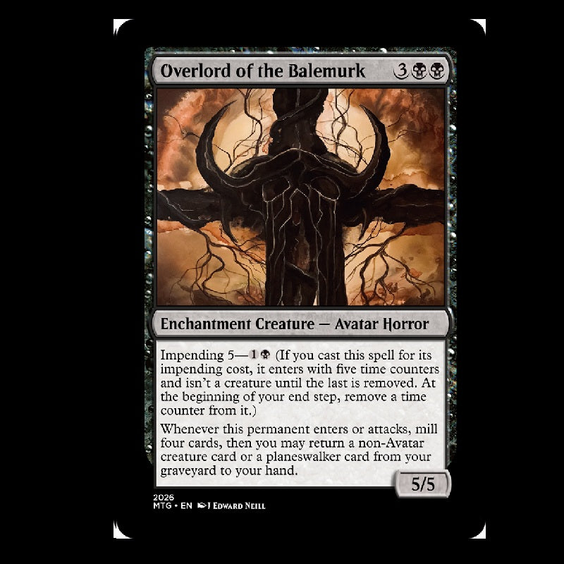 Overlord of the Balemurk - Custom Magic Proxy Card