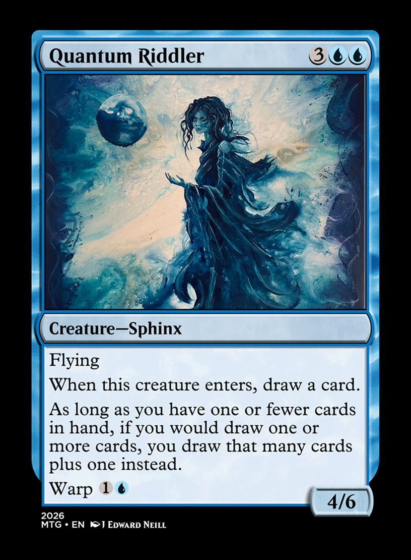 Quantum Riddler - Custom Magic Proxy Card