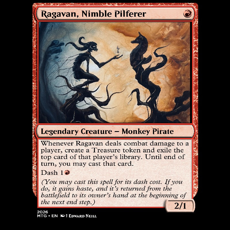 Ragavan, Nimble Pilferer - Custom Magic Proxy Card