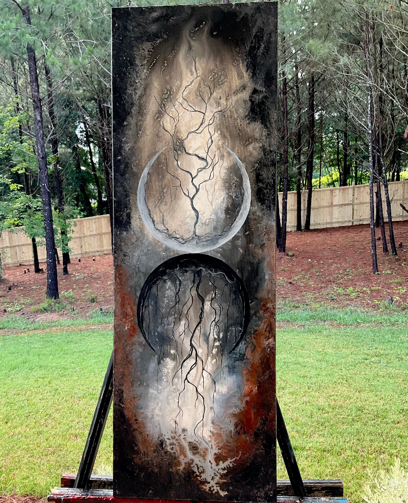 Custom Original Landscape & Soul Moon Paintings