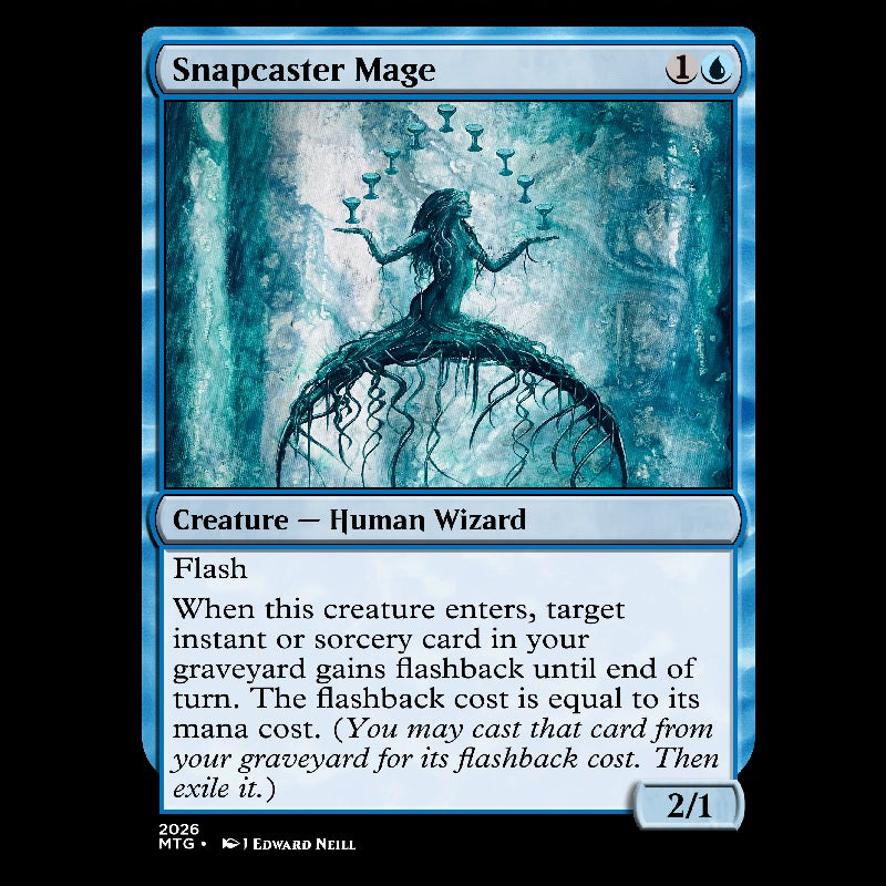 Snapcaster Mage - Custom Magic Proxy Card