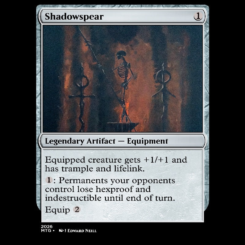 Shadowspear - Custom Magic Proxy Card