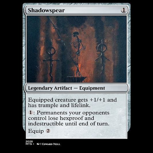 Shadowspear - Custom Magic Proxy Card
