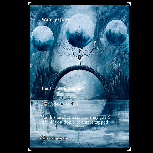 Watery Grave - Custom Magic Proxy Land