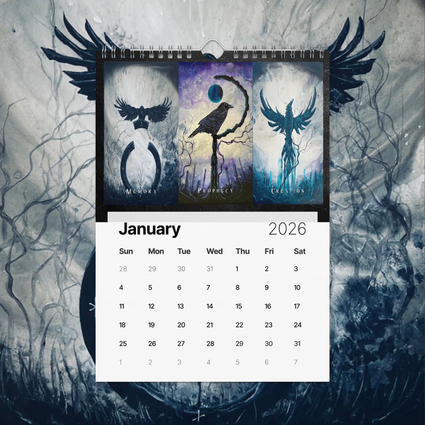 2026 Wisdom of the Raven Oracle Calendar