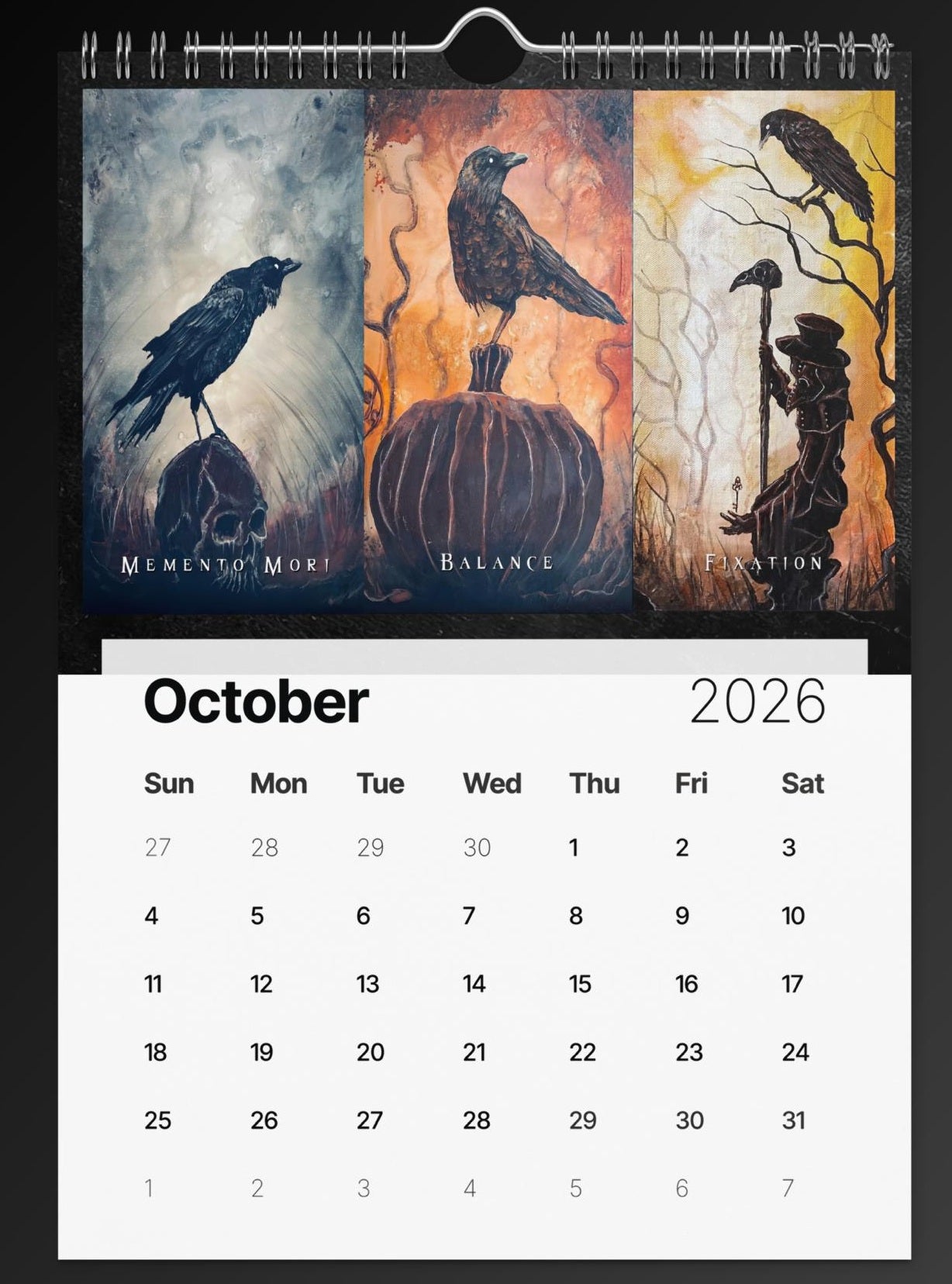 2026 Wisdom of the Raven Oracle Calendar