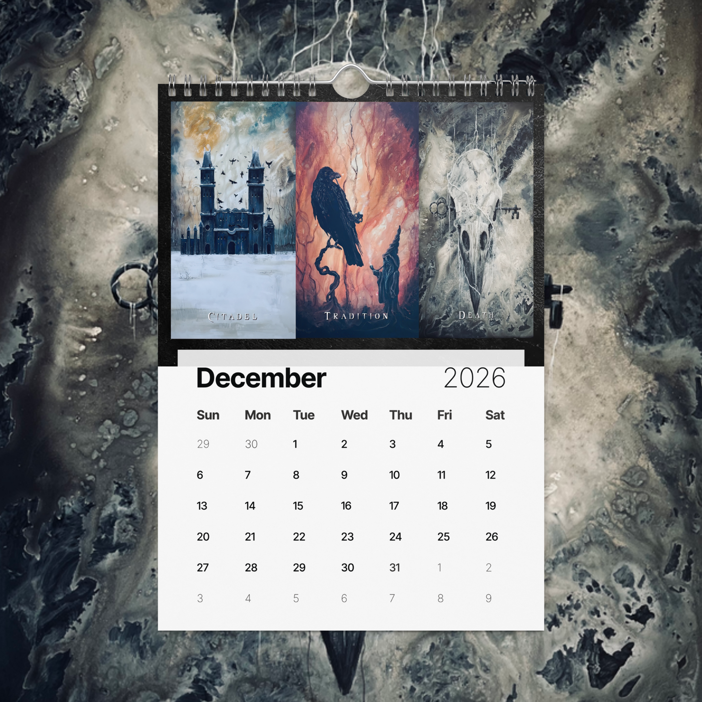 2026 Wisdom of the Raven Oracle Calendar